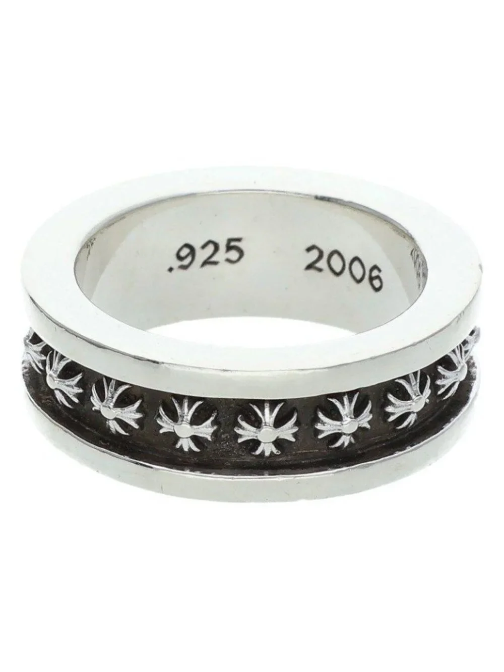 Chrome Hearts CH Prs Mini CH Plus Mini Silver Ring